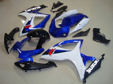 Blu Bianco Nero Carene Moto GSXR 750 K6 2006-2007