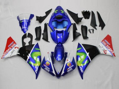 Blu Bianco Nero Rosso Carene Moto R1 2012-2014