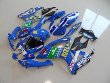 Blu Giallo Rizla Kits Carenatura Moto GSXR 750 K6 2006-2007