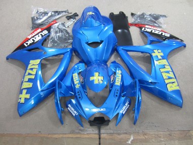 Blu Giallo Rizla Plastica Moto GSXR 750 K6 2006-2007