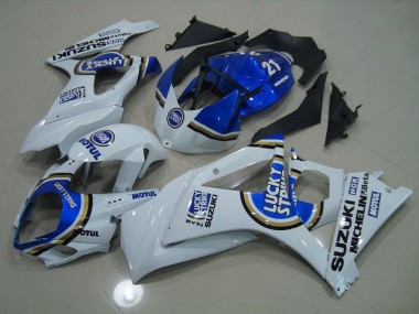 Blu Lucky Strike Carene Moto GSXR 1000 K7 2007-2008