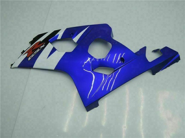 Blu Nero ABS Plastica Moto & Carenatura Moto GSXR 600 / 750 K4 2004-2005