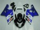 Blu Nero ABS Plastica Moto & Carenatura Moto GSXR 600 / 750 K4 2004-2005