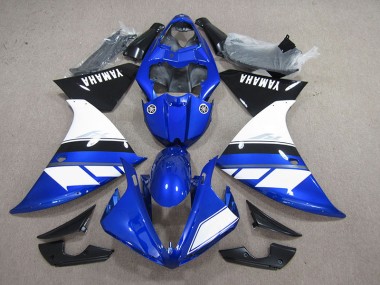 Blu Nero Bianco ABS Kits Carene Moto R1 2012-2014