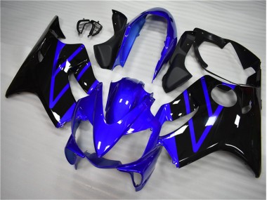 Blu Nero Kits Carene Moto & Plastica Moto CBR 600 F4i 2004-2007