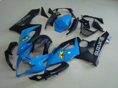 Blu & Nero Opaco Carene Moto GSXR 1000 K5 2005-2006