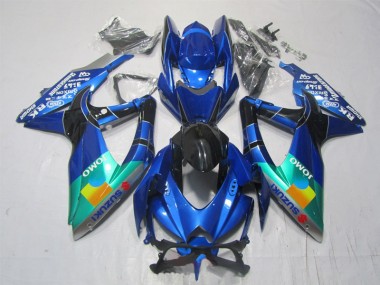 Blu Nero Verde Jomo Carene Moto GSXR 1000 K7 2007-2008