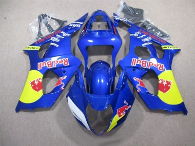 Blu Red Bull Carene Moto GSXR 1000 K3 2003-2004