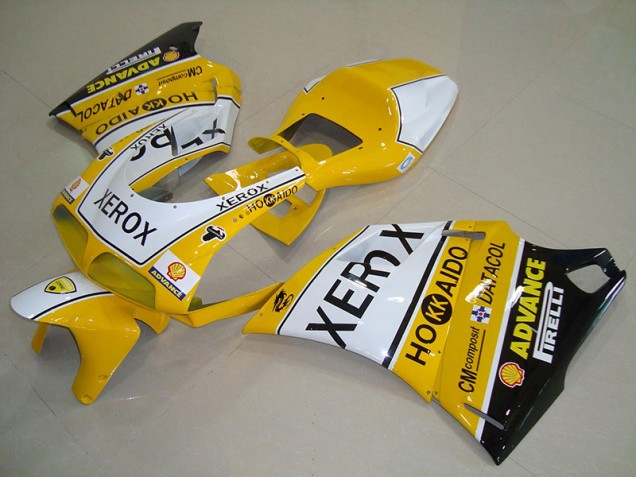 Giallo Bianco Xerox Kit Carene Moto Ducati 748 916 996 996S 1993-2005