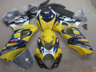 Giallo Blu Carene Moto GSXR 1000 K7 2007-2008