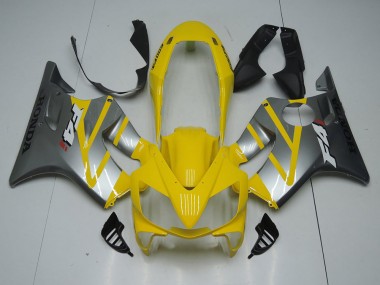 Giallo Grigio Kit Carene Moto CBR 600 F4i 2004-2007