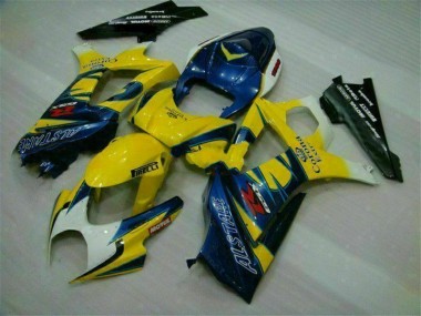 Giallo Kit Completo Carenatura Moto ABS GSXR 1000 K7 2007-2008