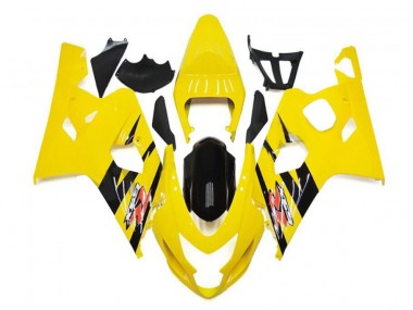 Giallo Nero ABS Kit Carenatura Moto GSXR 600 / 750 K4 2004-2005