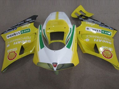 Giallo Shell Info Strrda Carene Moto Ducati 748 1993-2005