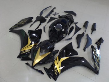 Lucido Nero Oro Adesivo Carene Moto CBR 1000 RR 2012-2016