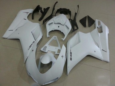 Matte Bianco Carene Moto Ducati 848 1098 1198 2007-2014