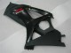 Nero ABS Moto Plastica & Moto Carena GSXR 1000 K7 2007-2008