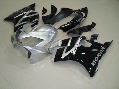 Nero Argento Kit Completo Carenatura Moto ABS CBR 600 F4i 2004-2007