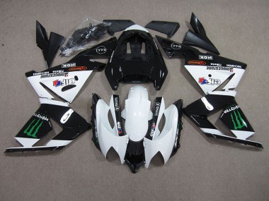 Nero Bianco Monster Carene Moto ZX10R 2003-2005