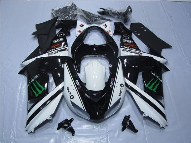 Nero Bianco Touch4 Monster Carene Moto ZX10R 2006-2007