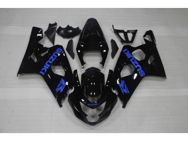 Nero Blu Decal Carene Moto GSXR 750 K4 2004-2005