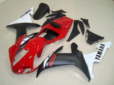 Nero Opaco Rosso Carene Moto R1 2002-2003