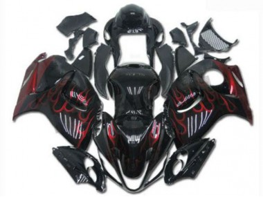 Nero Rosso ABS Kit Carenatura Moto GSXR 1300 Hayabusa 2008-2019