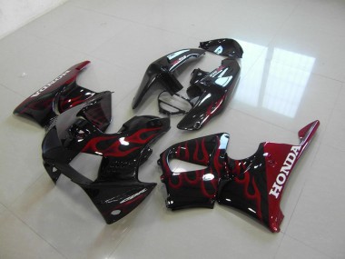 Nero Rosso ABS Plastica Moto & Carenatura Moto CBR 900 RR 919 1998-1999