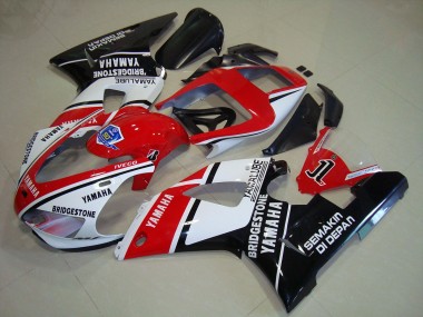 Nero Rosso Adesivos Carene Moto R1 1998-1999