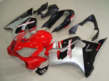 Nero Rosso Argento ABS Plastica Moto CBR 600 F4i 2004-2007