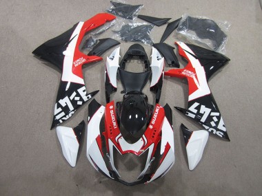 Nero Rosso Bianco Carene Moto GSXR 600 K11 2011-2024