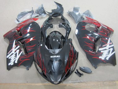 Nero Rosso Fiamma Carena Moto GSXR 1300 Hayabusa 1996-2007