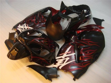 Nero Rosso Fiamma Carene Moto GSXR 1300 Hayabusa 1996-2007