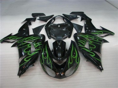 Nero Verde Fiamma Carene Moto ZX10R 2006-2007