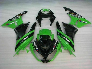 Nero Verde Kits Carene Moto Completa ZX6R 2009-2012