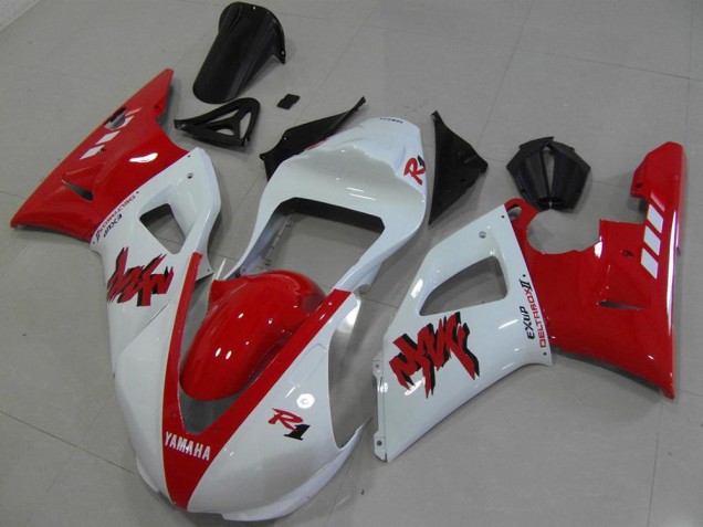 Rosso Bianco Corsa Carene Moto R1 2000-2001