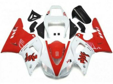 Rosso Bianco Kit Carene Moto Completa R1 1998-1999