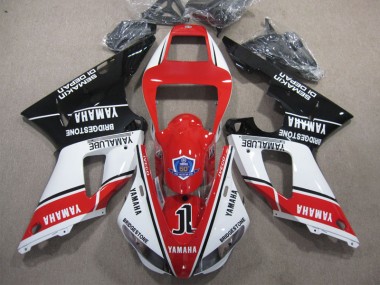 Rosso Bianco Nero 50 Carene Moto R1 1998-1999