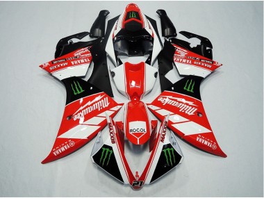 Rosso Bianco Rocol Carene Moto R1 2012-2014