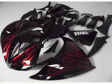 Rosso Nero Fiamma Carene Moto R1 2012-2014