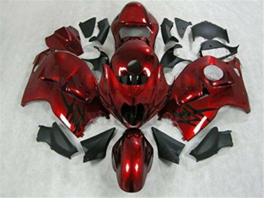 Rosso Nero Kits Carenatura Moto Iniezione GSXR 1300 Hayabusa 1996-2007