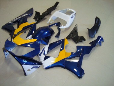 Scuro Blu Giallo Bianco Carene Moto CBR 900 RR 929 2000-2001