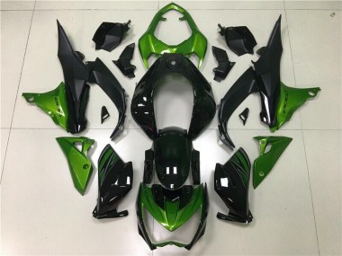 Verde Nero Kit Carenatura Iniezione Z800 2013-2016