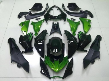 Verde Nero Kit Carenatura Moto Iniezione Z800 2013-2016